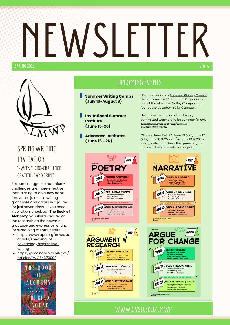 2026 Winter LMWP Newsletter